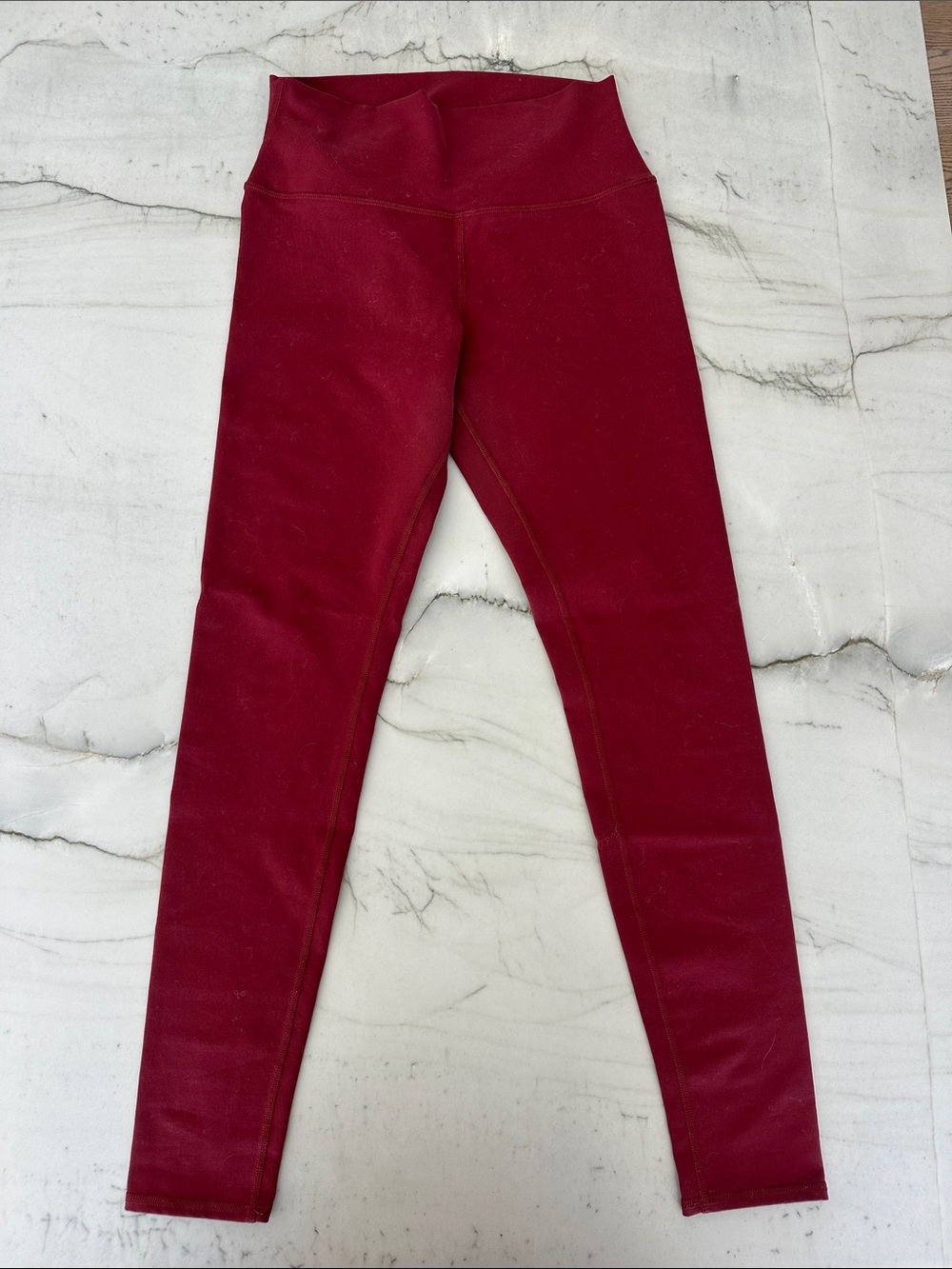 ALO Yoga Kids Leggings in Deep Red